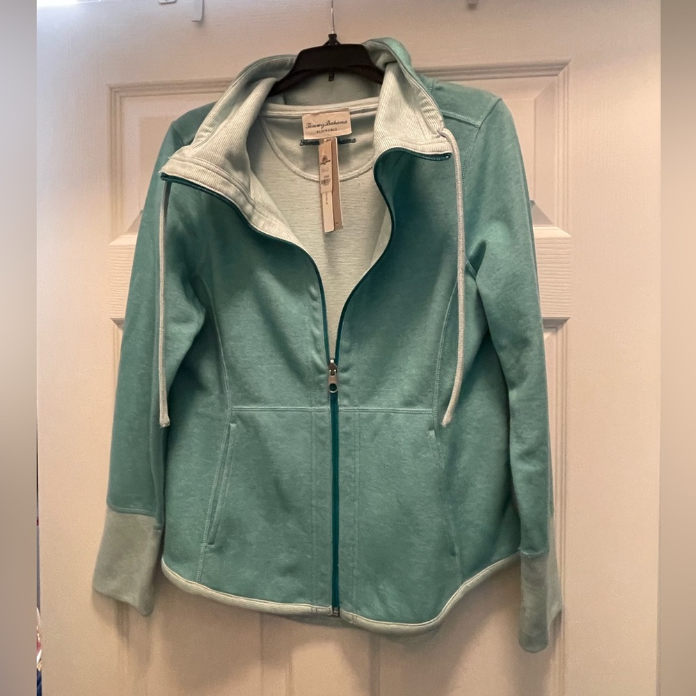 Tommy Bahama Sun Fade Flipside Reversible Full Zip Jacket